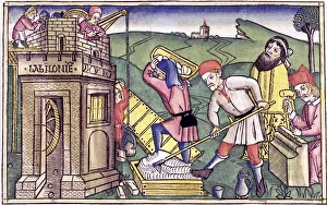 Tower Of Babel Drucke: Building the Tower of Babel