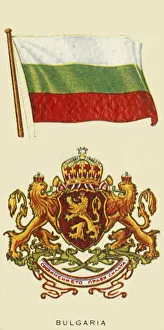 Bulgarian Flag Drucke: Bulgaria, c1935. Creator: Unknown