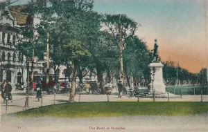 Shanghai Bund Drucke: The Bund in Shanghai, c1910