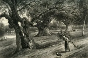Bei Burnham Beeches, um 1870.