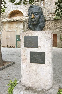 Valldemossa Mallorca Spain Drucke: Bust of Frederic Chopin, Valldemossa, Mallorca, Spain, 2008