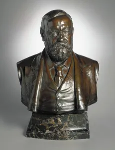 Heritage Art In USA Drucke: Bust of President Benjamin Harrison, 1919-1921. Creator: Adolph Alexander Weinman
