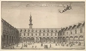 Die Byrsa Londinensis in der Regel als Königliche Börse (Königliche Börse, London) bekannt, wurde um die Jahrhundertmitte des 17. Jahrhunderts erbaut