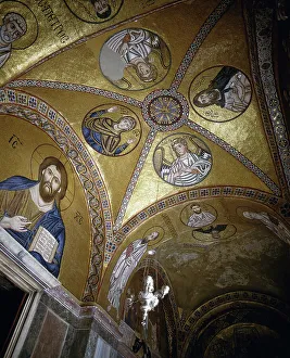 Byzantinischer Klosterkomplex Osios-Loukas Griechenland 2019 Erstellerin Ethel Davies