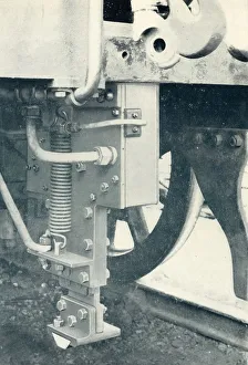 Monochrome Train Photography Drucke: Cab Indicator, 1922. Creator: Unknown