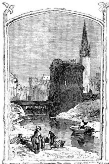 British Newspaper Prints Drucke: Caen, 1858. Creator: Unknown