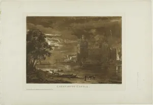 Caernarvon Castle, 1776 von Paul Sandby