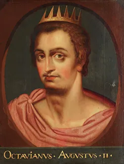 Ancient Roman Leaders Drucke: Caesar Augustus
