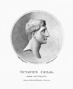 Bilder Datiert 2006 März: Kaiser Caeser Augustus, römischer Kaiser aus dem 19.Jh., Künstlerin : E. Harding
