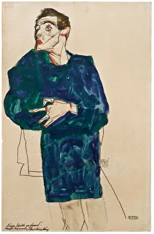 Austrian Expressionism Art Drucke: The Caller, 1913