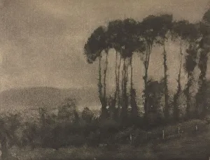 Photogravure Prints Drucke: Camera Work: Toucques Valley, 1906. Creator: Robert Demachy (French, 1859-1936)