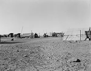 Farm Security Administration FSA Drucke: Camp of migratory workers, Imperial County, California, 1937. Creator: Dorothea Lange
