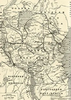 Die Kampagne in Deutsch-Ostafrika, 1917. Ersteller: Unbekannt.