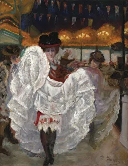 Postimpressionism Painting Drucke: Can-Can