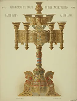Kandelaber, 1874. Schöpfer: Hartmann, Wiktor Alexandrowitsch (1834-1873)