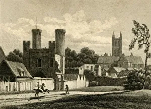 Canterbury Drucke: Kanterbury, Kent, 1822. Ersteller: J Grieg