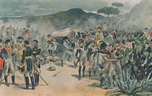 Napoleonic Wars Spain Drucke: The Capitulation of Baylen, 1808, (1896)