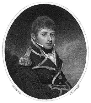 Royal Navy Commander Drucke: Captain George Nicholas Hardinge, British naval officer, 19th century. Artist: H R Cook