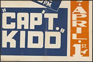 US Performing Arts History Drucke: Captain Kidd, [193-]. Creator: Unknown