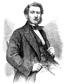 Isambard Kingdom Brunel Design Drucke: Captain William Harrison, Commander of the Great Eastern Steam-ship