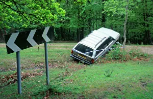 National Motor Museum Photos Drucke: Car Accident