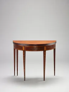 Heritage Art Collection USA Drucke: Card table, about 1790-1810. Creator: Unknown
