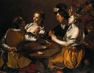 Baroque Fine Art Collection Drucke: The Cardsharps