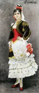 Spanish Woman Portrait Drucke: Carmen, 1889
