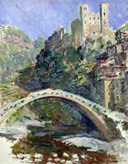 Das Schloss von Dolceacqua, 1884