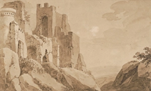 European Heritage Art Images Drucke: Castle Ruins, date unknown. Creator: Unknown