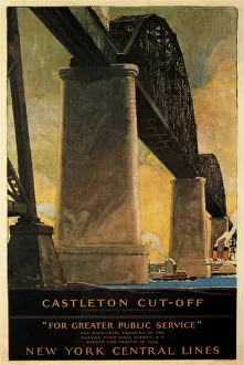 Communication Design History Drucke: Castleton Cut-Off, 1925. Artist: Stoops, Herbert Morton (1887-1948)