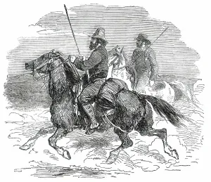 Victorian Era Occupation Drucke: Cattle-Drovers, 1850. Creator: Unknown