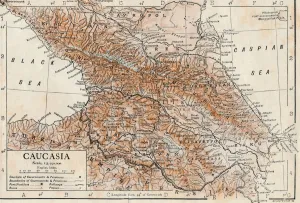 Antique Cartography Prints Drucke: Caucasia