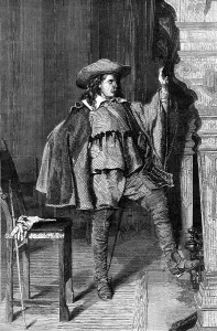 Illustrated London News Articles Drucke: The Cavalier, by E. Meissonier