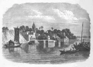 Monochrome Engravings Drucke: Cawnpore, c1880