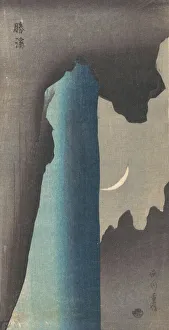 Bekannter Wasserfall, 1820-1830. Schöpferin: Yanagawa Shigenobu