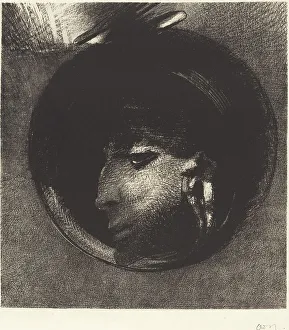 Odilon Redon Art Drucke: Cellule Auriculaire (Auricular Cell), 1894. Creator: Odilon Redon