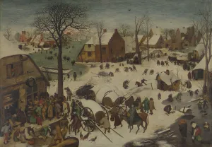 Pieter Brueghel The Elder Drucke: The Census at Bethlehem (The Numbering at Bethlehem)