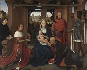 Early Netherlandish Painting Drucke: Central panel of the Triptych of Jan Floreins