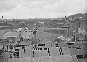 Cornwall Mining Industry Drucke: The Centre of the Cornish Mining District, c1896. Artist: JC Burrow