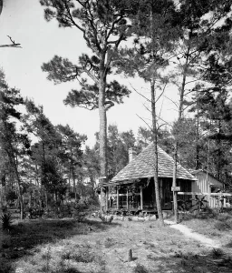 Black And White Building Exterior Drucke: Chaco Chulee, a summer cottage