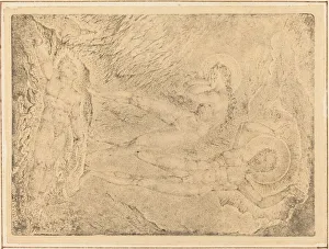William Blake Prints Drucke: The Chaining of Orc, 1812. Creator: William Blake