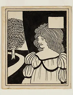 Aubrey Beardsley Art Drucke: Chapter Heading for Le Morte d'Arthur