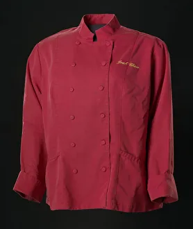 Kochjacke von Leah Chase, um 2012 hergestellt; Erfinder: Chefwear