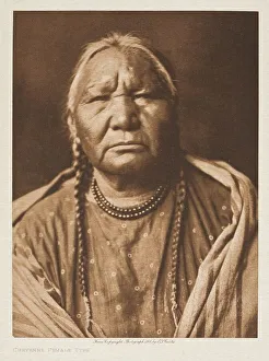 Cheyenne Weibliche Artform, 1911. Ersteller: Edward Sheriff Curtis