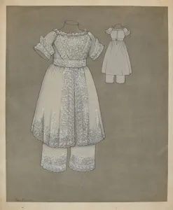 Kindermode, um 1938 von Jean Peszel