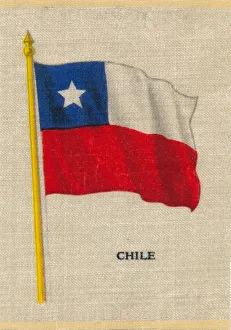 Chilean Flag Drucke: Chile, c1910