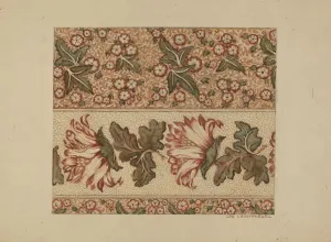 Colorful Floral Patterns Drucke: Chintz. 1936. Creator: Erwin Stenzel