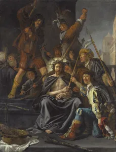 Jesus Christ gekrönt mit Dornen
