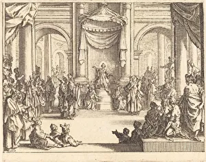 Christ im Streit mit den Ärzten, 1635. Ersteller: Jacques Callot